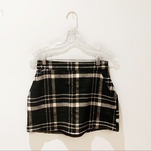 Plaid Mini Skirt